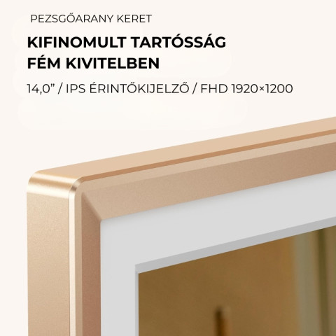 Arzopa D14 Golden Digitális Képkeret - 14"