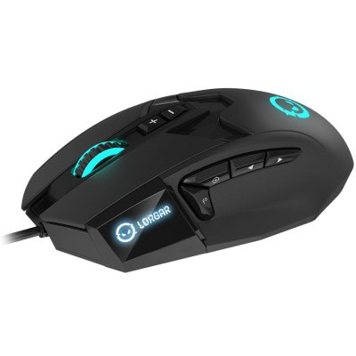 LORGAR Pro Stricter 579 Vezetékes Gamer Egér - Fekete