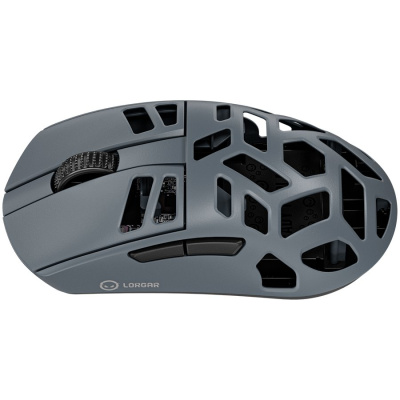 LORGAR Elite MSE90W Tri-Mode Gamer Egér - Gunmetal Szürke