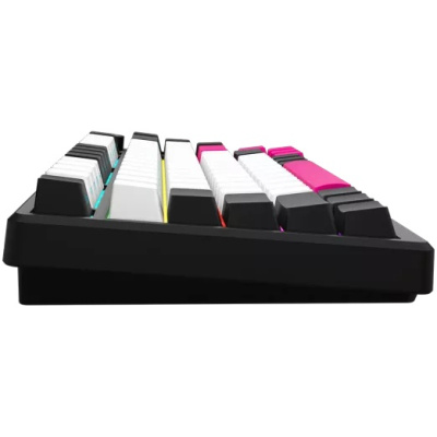 LORGAR KBP7075W Vezeték Nélküli Mechanikus Gamer Billentyűzet - Fekete/Piros (Angol Kiosztás)