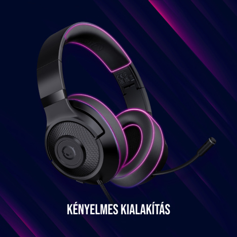 LORGAR Noah 101 3,5 mm-es Gamer Headset - Fehér