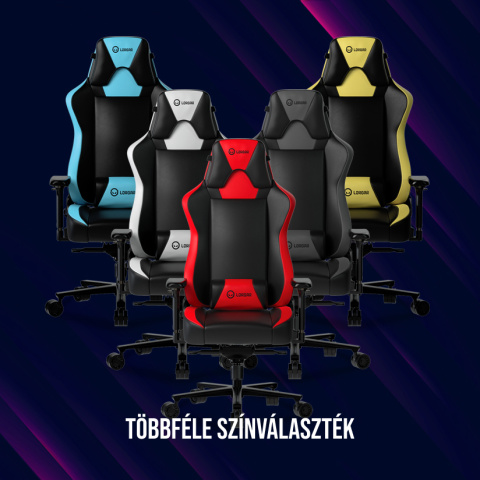 LORGAR Base 311 Gamer szék fekete-szürke