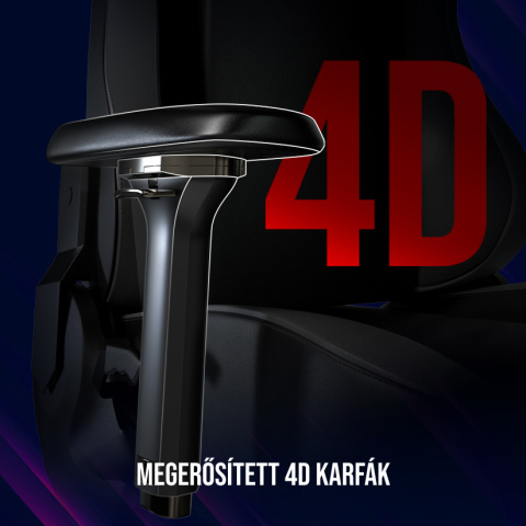 LORGAR Base 311 Gamer szék fekete-szürke