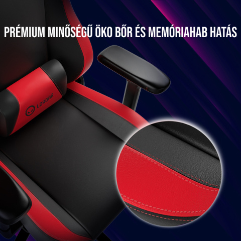 LORGAR Base 311 Gamer szék fekete-sárga
