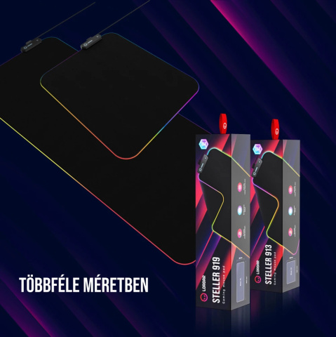 LORGAR Steller 913 egérpad fekete