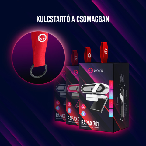 Lorgar Rapax 701 Webkamera Pink
