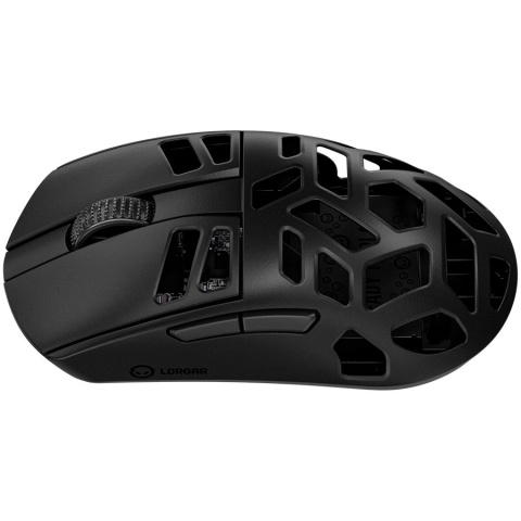 LORGAR Elite MSE90W Tri-Mode Gamer Egér - Fekete