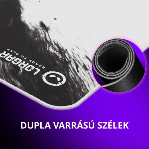 LORGAR MPA14XL Gamer Egérpad - XL - Fehér