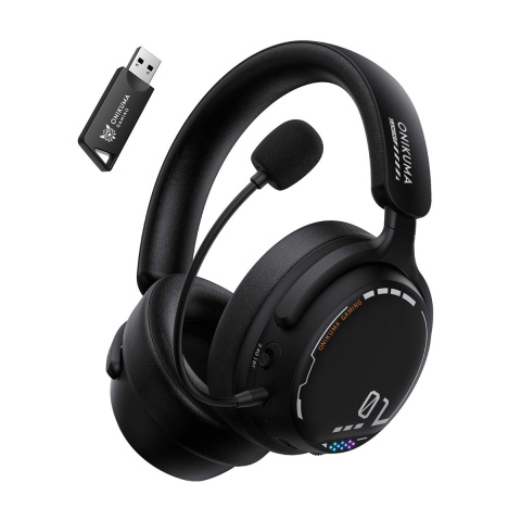 Onikuma GT886 3-Mode vezeték nélküli gamer headset, fekete