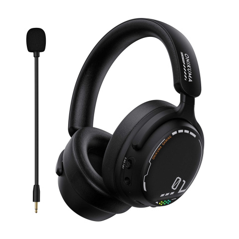 Onikuma GT886 3-Mode vezeték nélküli gamer headset, fekete