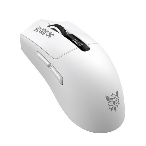 ONIKUMA DM10 Tri-Mode gamer egér + mágneses RGB töltődokkoló - Fehér