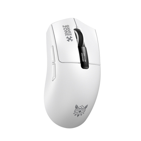ONIKUMA DM10 Tri-Mode gamer egér + mágneses RGB töltődokkoló - Fehér