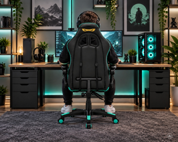BANDIT Nova Gamer szék Fekete/Menta