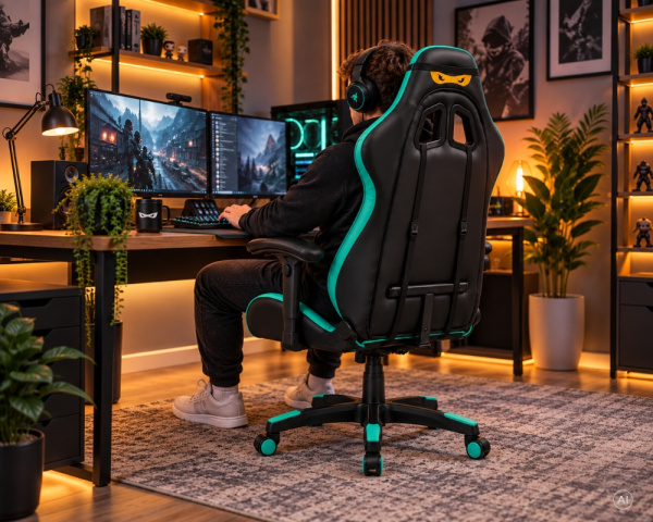 BANDIT Nova Gamer szék Fekete/Menta