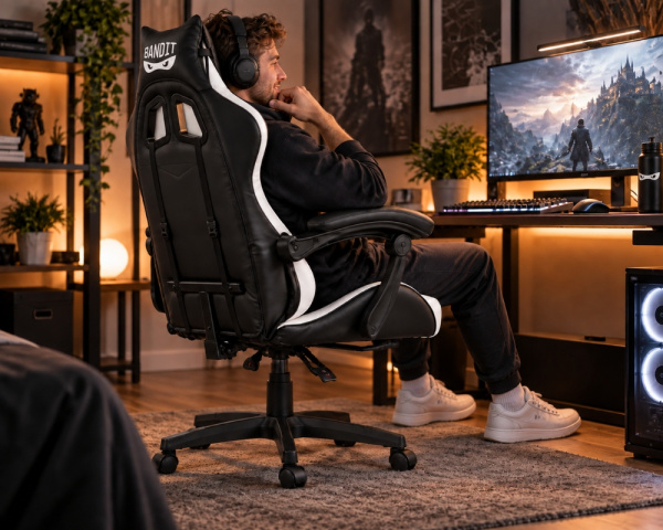 BANDIT Zero Gamer szék Fekete/Fehér