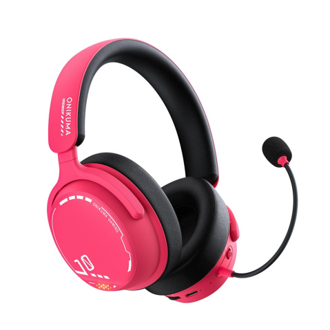 Onikuma GT886 Tri-Mode Vezeték Nélküli Gamer Headset - Pink