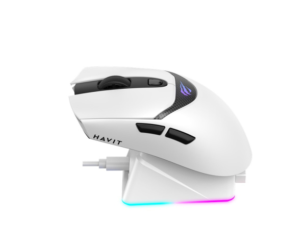 Havit Houyi M4 PRO X Tri-Mode Vezeték Nélküli Gamer Egér + Dokkoló