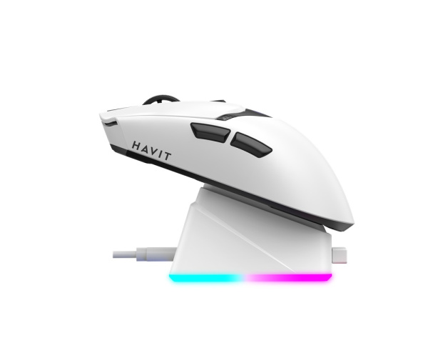 Havit Houyi M4 PRO X Tri-Mode Vezeték Nélküli Gamer Egér + Dokkoló