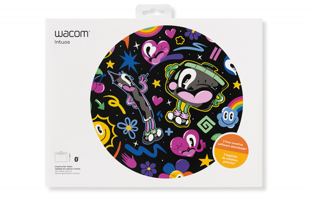 Wacom Intuos S Bluetooth Black North digitális rajztábla