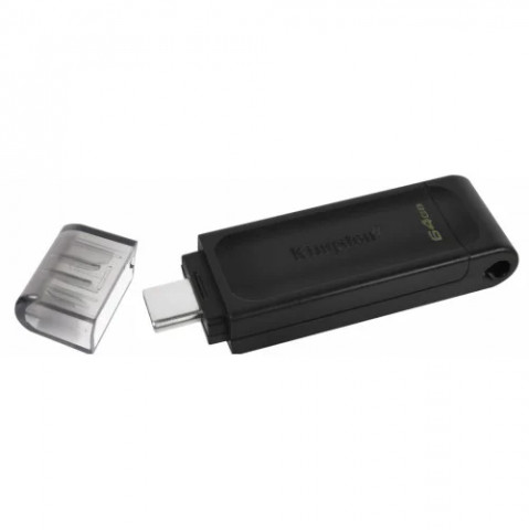 Kingston 64GB USB Type-C (3.2 Gen 1) Fekete Pendrive