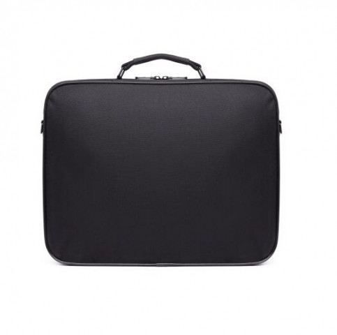 TOO Notebook táska 15.6" - Fekete piros dekor csíkkal