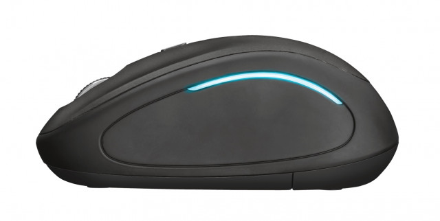 Trust Yvi FX Wireless Mouse vezeték nélküli fekete egér