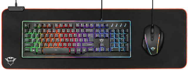Trust GXT764 Glide Flex RGB XXL Gamer Egérpad