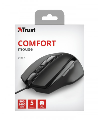 Trust Voca Comfortable Vezetékes Egér