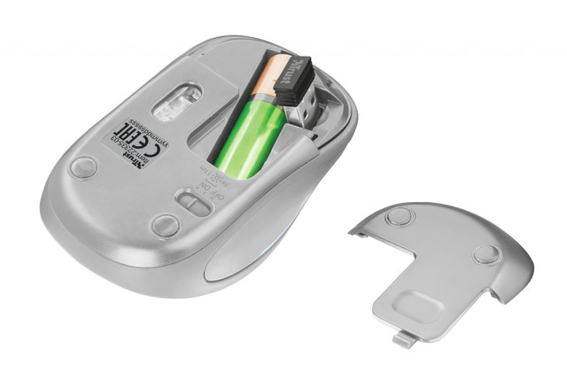 Trust Yvi FX Wireless Mouse vezeték nélküli fehér egér
