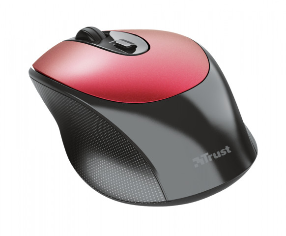 Trust Zaya Rechargeable Wireless Mouse - Piros