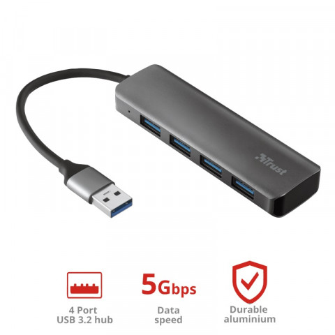 Trust HALYX 4-PORT USB3.2 hub