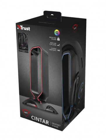 Trust GXT265 Cintar RGB Headset állvány
