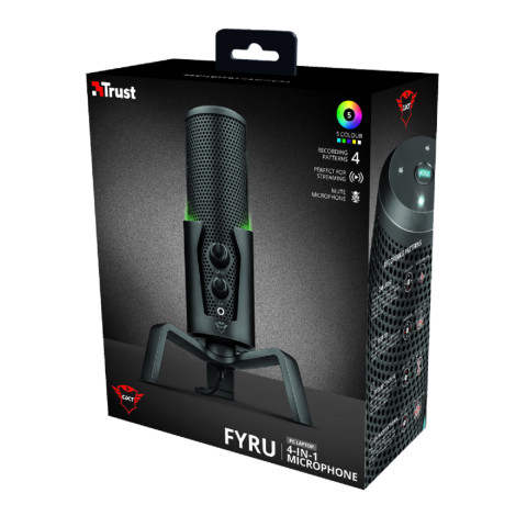 Trust GXT258 Fyru USB 4 az 1-ben streaming mikrofon