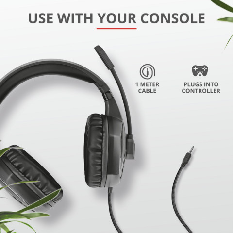 Trust GXT412 Celaz Multiplatform Gaming headset - fekete