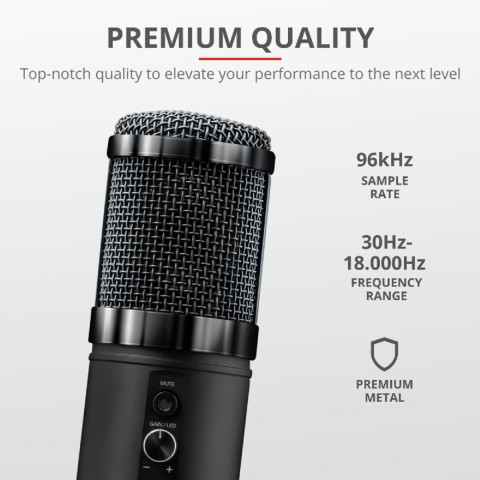 Trust GXT256 Exxo USB streaming mikrofon