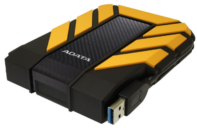 ADATA HD710P 2,5" 1TB USB3.2 ütés és vízálló sárga külső winchester