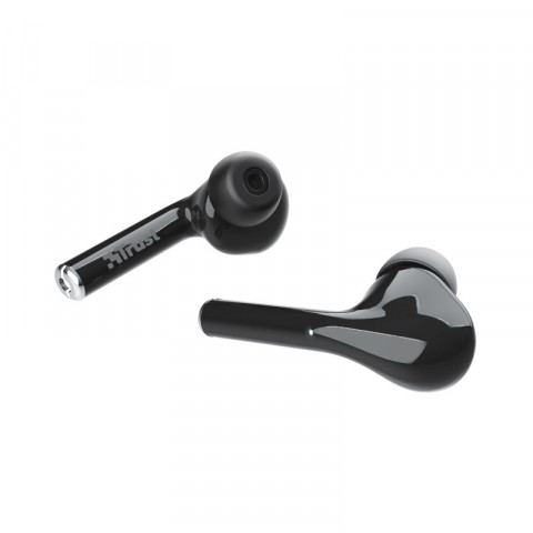 Trust Nika Touch Bluetooth Wireless Earphones fekete - vezeték nélküli fülhallgató