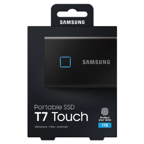 Samsung T7 Fekete külső SSD 1000GB USB 3.2