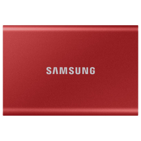 Samsung 1000GB USB 3.2 piros T7 külső SSD