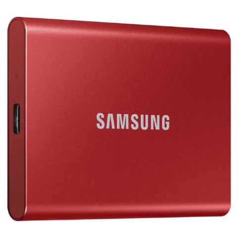 Samsung 1000GB USB 3.2 piros T7 külső SSD