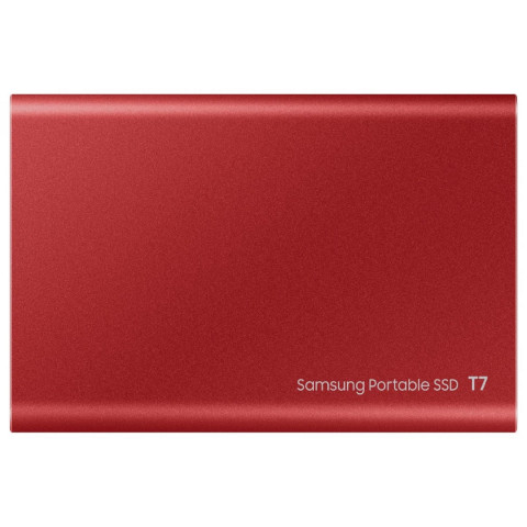 Samsung 1000GB USB 3.2 piros T7 külső SSD