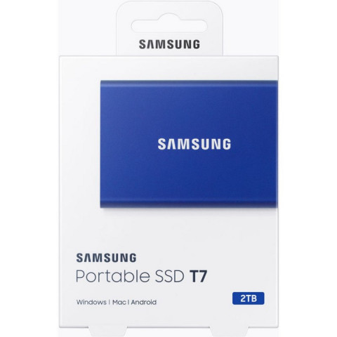 Samsung T7 2000GB USB 3.2 külső SSD - kék