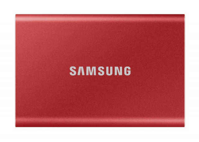 Samsung T7 2000GB USB 3.2 külső SSD - piros