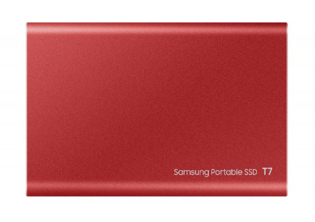 Samsung T7 2000GB USB 3.2 külső SSD - piros