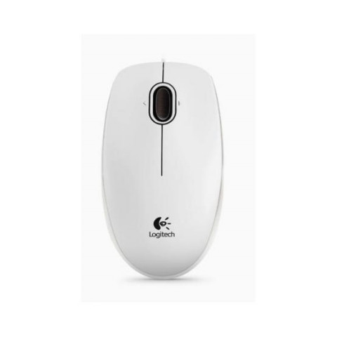 Logitech B100 Optical USB Mouse - Fehér