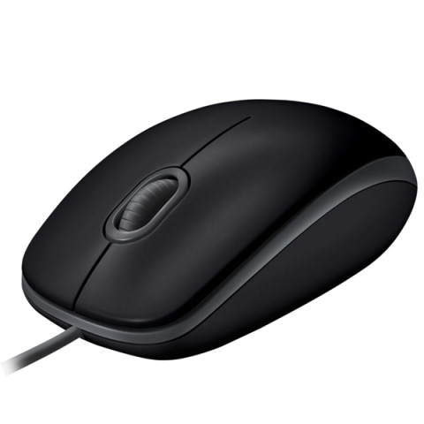 Logitech B110 Optical Silent USB Mouse - Fekete