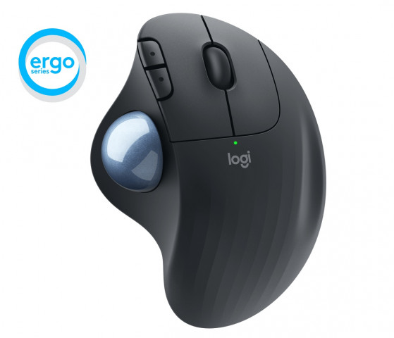 Logitech Ergo M575 Vezeték nélküli hanyattegér - grafit