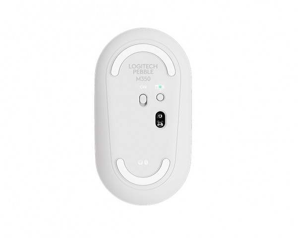 Logitech Pebble M350 Vezeték nélküli Egér - Fehér