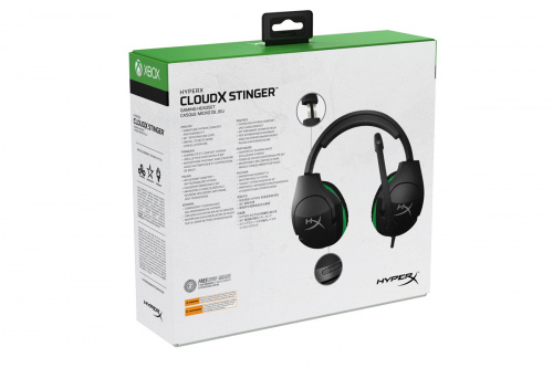 HyperX CloudX Stinger (Xbox Licensed) Fekete Gaming Fejhallgató