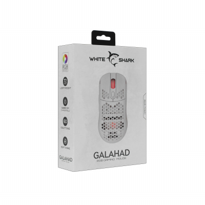 White Shark GALAHAD White Gaming Egér